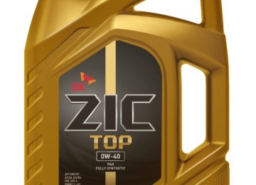 ПолиАльфаОлефиновую «синтетику» — масло марки ZIC TOP 0W40 — оценит каждый водитель при максимальных нагрузках