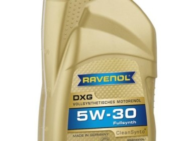 Автомобильное масло марки RAVENOL DXG SAE 5w30 обеспечит самоочистку двигателя