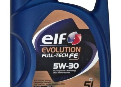 Масло марки ELF EVOLUTION FULL-TECH FE 5W30 — синтетический продукт для успешной работы двигателя