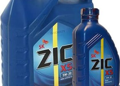 Автомобильное масло марки ZIC X5 10W40: корейские эффективность и практичность