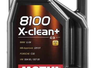 Масла марки 8100 X-clean 5W30 и  Motul 8100 X-clean+ 5W30 — за бережное, экологически чистое содержание двигателя