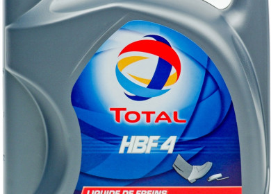 Стандарты качества тормозной жидкости от ТОТАL марки HBF 4