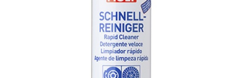 Быстрый очиститель Schnell Reiniger от немецкого производителя LIQUI MOLY — с низкокипящей гидрированной нефтяной фракцией
