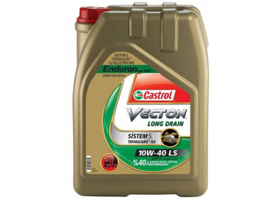 Смазочное средство марки Castrol VECTON Long Drain 10W40 SLD — «синтетика» с низким содержанием золы