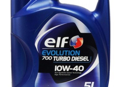 Моторное масло марки ELF EVOLUTION 700 TURBO DIESEL 10W40 — для автомобилей нового поколения
