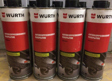 Антикор бренда Adolf Würth GmbH & Co — полная защита уязвимых мест в автомобиле