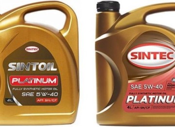 Особые свойства масла марки SINTEC PLATINUM SAE 5W40 API SN/CF