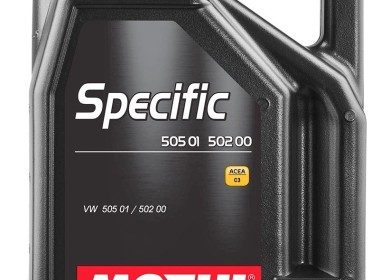 Автомобильное масло от Motul марки Specific 505 01 502 5w40 — продукт довольно узкой специализации