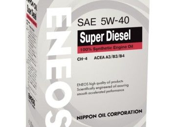 Новинка из Кореи — масло марки ENEOS SUPER DIESEL 5w40 — с современной японской присадкой