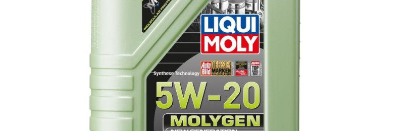 Масло марки LIQUI MOLY Molygen New Generation 5W20 — новинка в автомобильной индустрии