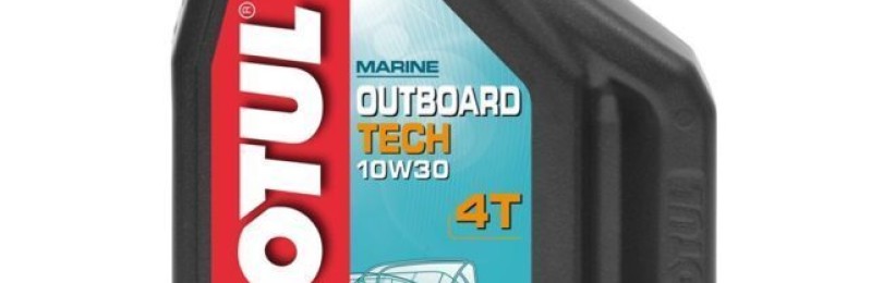 Масло марки Motul OUTBOARD TECH 4T 10W30 — для защиты двигателя водной техники