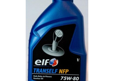 Масло для МКПП — бренд от Total марки ELF TRANSELF NFP 75W80 — сверхвысокое Performance смазочное вещество