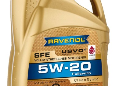 Масло немецкого производства марки RAVENOL Super Fuel Economy SFE SAE 5W20 — в поддержку автомобильного спорта