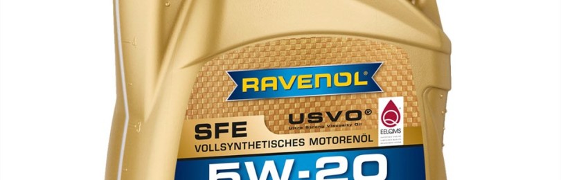Масло немецкого производства марки RAVENOL Super Fuel Economy SFE SAE 5W20 — в поддержку автомобильного спорта