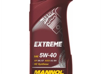 Масло марки MANNOL Extreme 5W-40 и его универсальность
