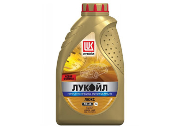 Новая формула у концерна ЛУКОЙЛ: масло ЛЮКС полусинтетическое с маркировкой 5W40 API SL CF