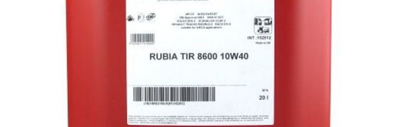 Масло марки TOTAL RUBIA TIR 8600 10W40 — качественный продукт с чистящими, противоизносными, диспергирующими и противокоррозийными добавками