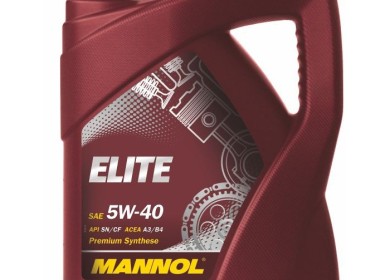 Масло марки MANNOL Elite 5W40 — максимально качественное обслуживание ТС не только класса «E»