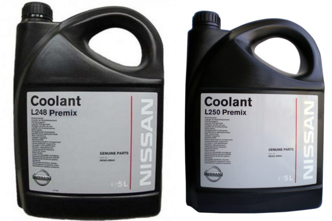 Nissan coolant l250 premix