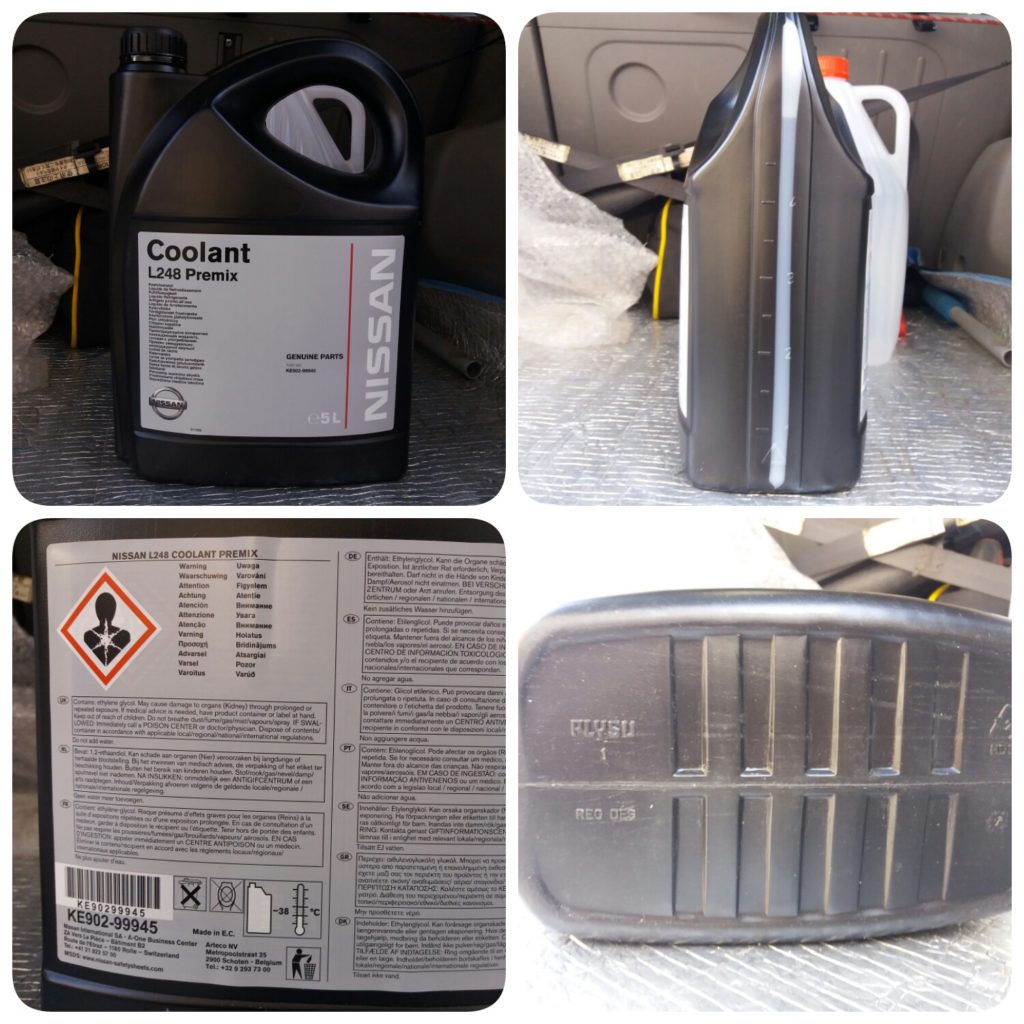 Nissan coolant l250 premix