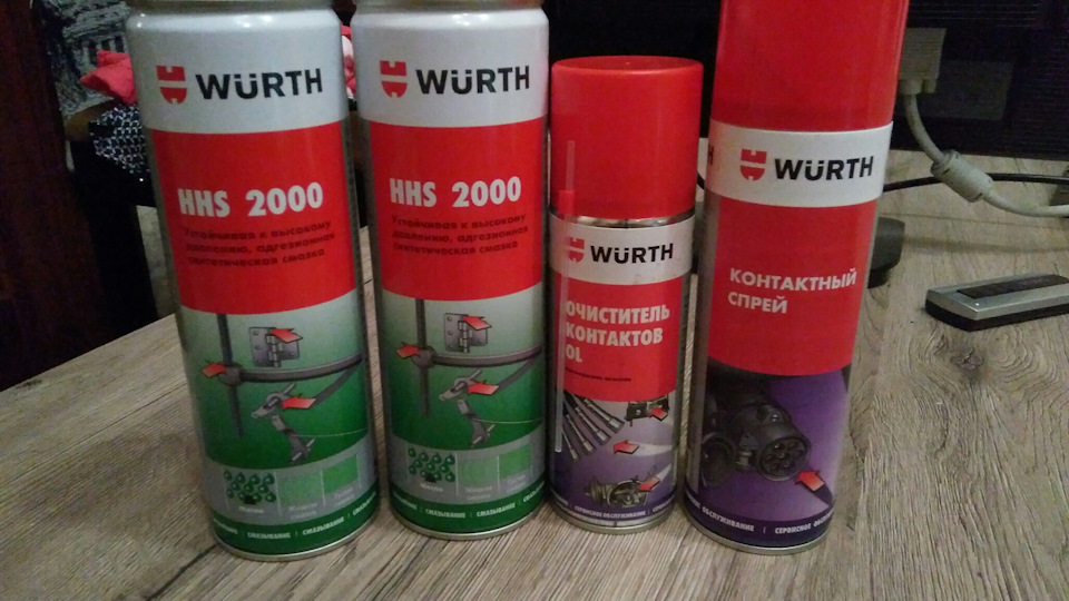 Wurth спрей-очиститель: технические характеристики, свойства .